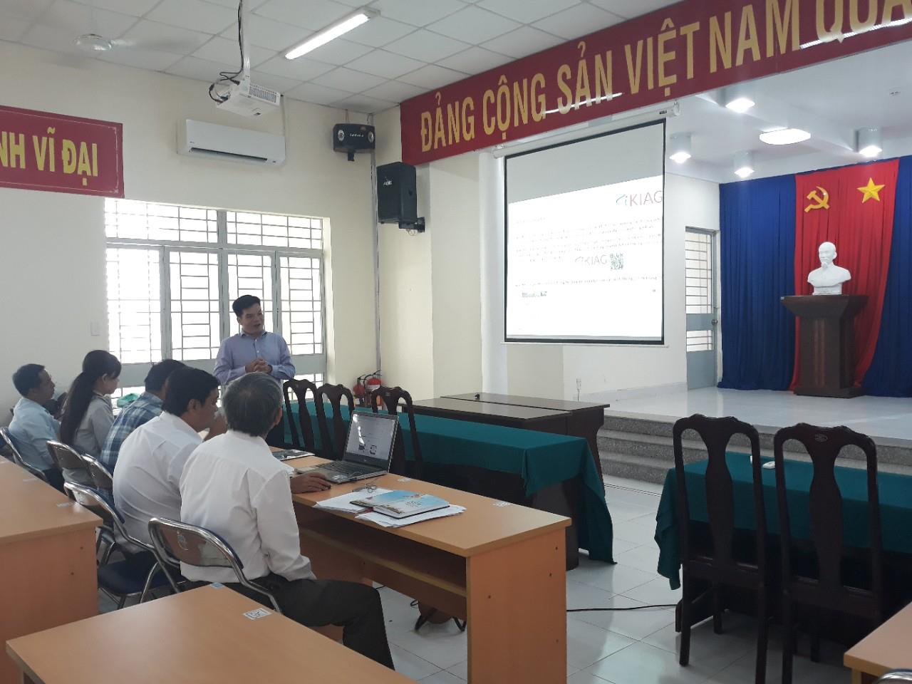 Triển khai tập huấn sử dụng phần mềm Kipus cho các cán bộ nông nghiệp và hộ nông dân trên địa bàn tỉnh
